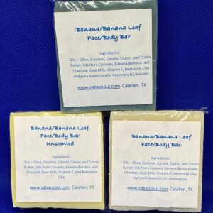 Signature Banana/Banana Leaf Body Bar - Various Essential Oils - 5 oz
