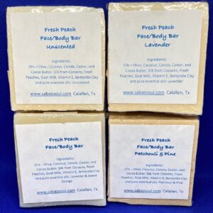 Signature Fresh Peach Body Bar - Various Essential Oils - 5 oz
