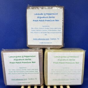 Signature Fresh Peach Premium Body Bar - Various Essential Oils - 5 oz