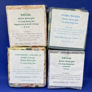 Dailies - Extra Strength Body Bars - Various Essential oils - 5 oz