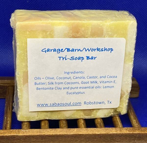 Tri-Soap for Garage, Barn, Workshop and Body - Lemon Eucalyptus 5 oz