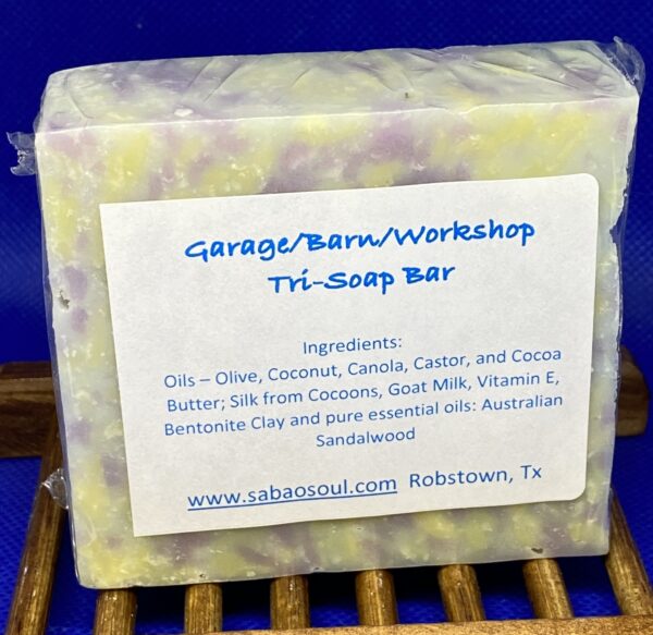 Tri-Soap for Garage, Barn, Workshop and Body - Sandalwood 5 oz