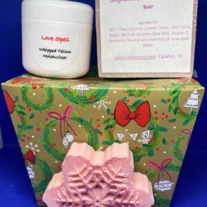 Love Spell - Signature Premium Body Bar (5 oz) and Whipped Tallow Moisturizer (2 oz) Gift Package