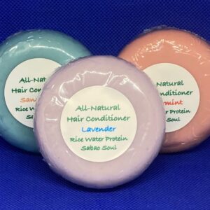 Hair Conditioning Bar 3 oz - Various Essential Oils & Rice Protein