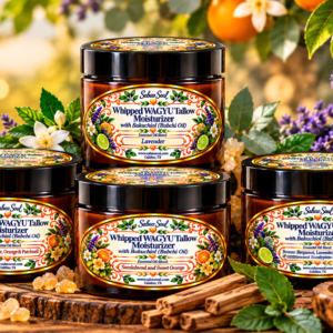 Whipped WAGYU Tallow Moisturizer with Babchi Oil 2% - 2 oz