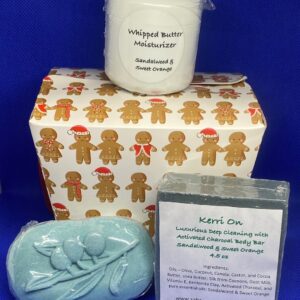 Sandalwood & Sweet Orange - Signature Premium Body Bar (5 oz) and Whipped Tallow Moisturizer (2 oz) Gift Package