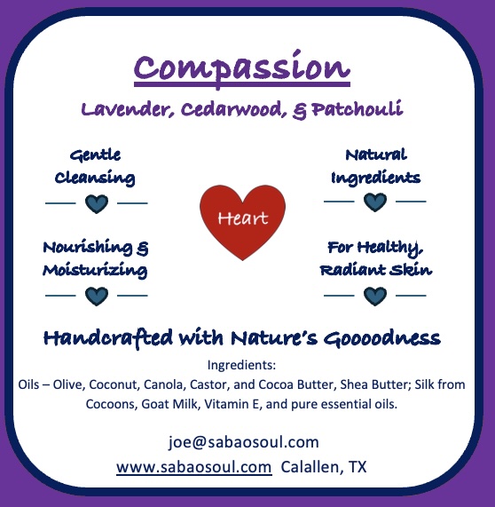 Compassion - Lavender, Cedarwood & Patchouli (4 oz)