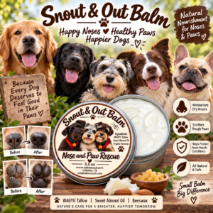 Snout and Out Balm - Whipped WAGYU Tallow Moisturizer for Pets